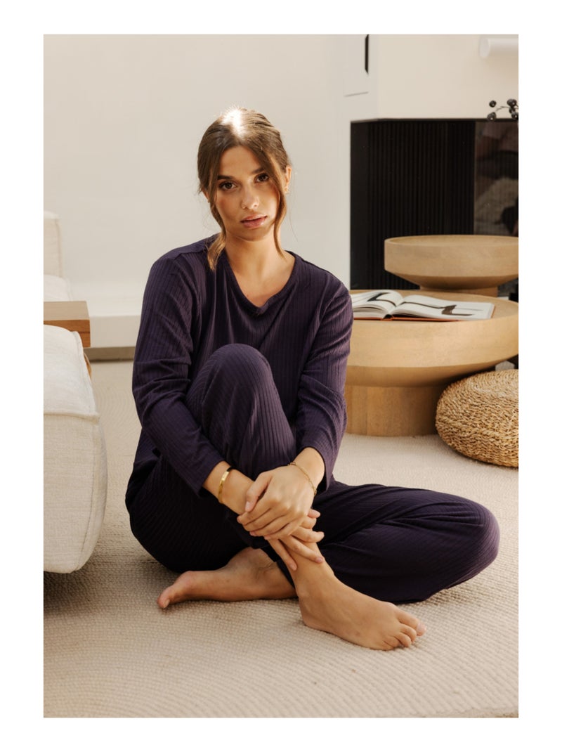 Broek cara Paars - Kiabi