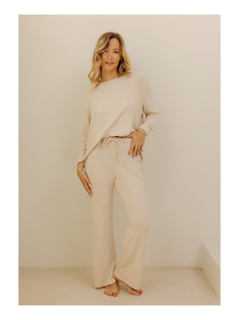 Broek célia Beige - Kiabi