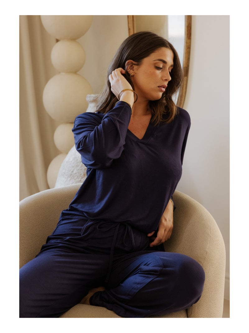 Broek clémence Blauw - Kiabi