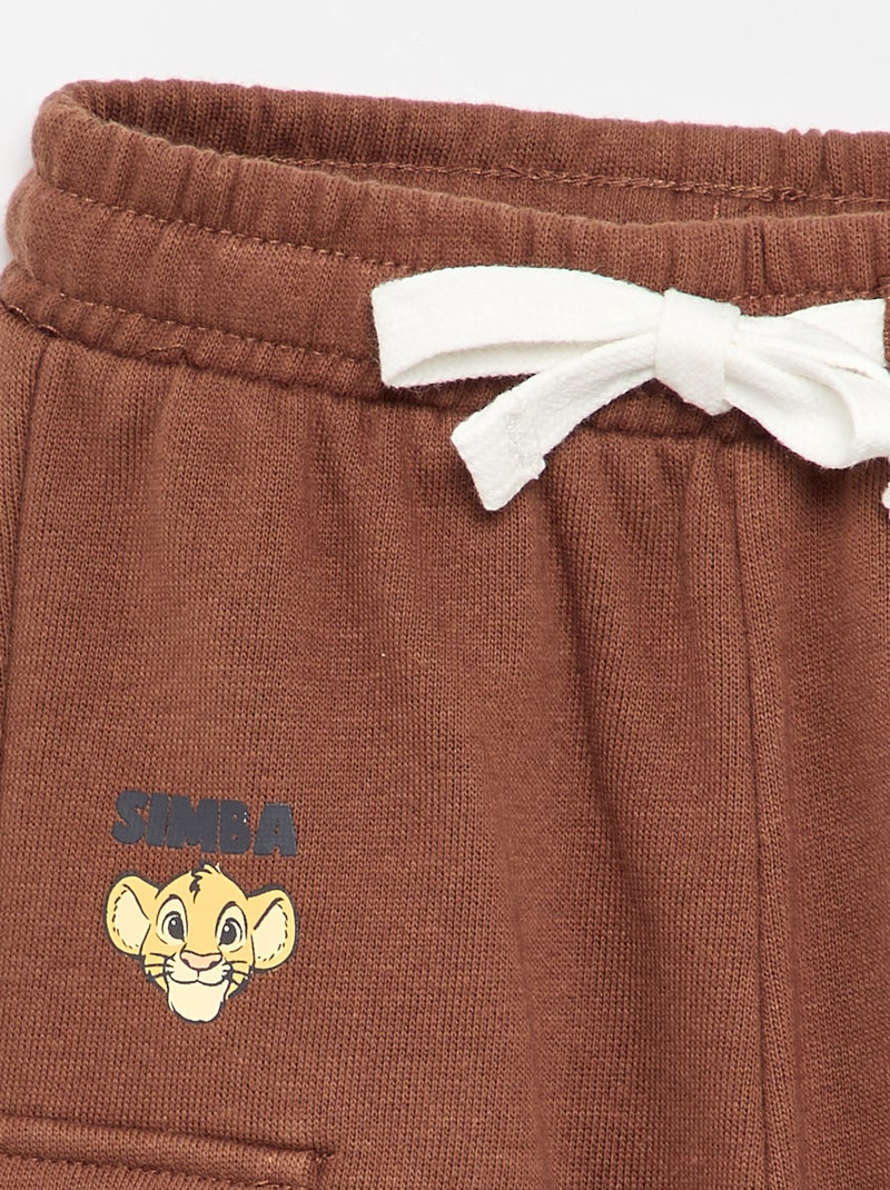 Broek 'Disney' met cargozakken Bruin - Kiabi