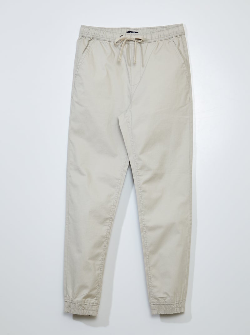 Broek in joggingstijl GRIJS - Kiabi