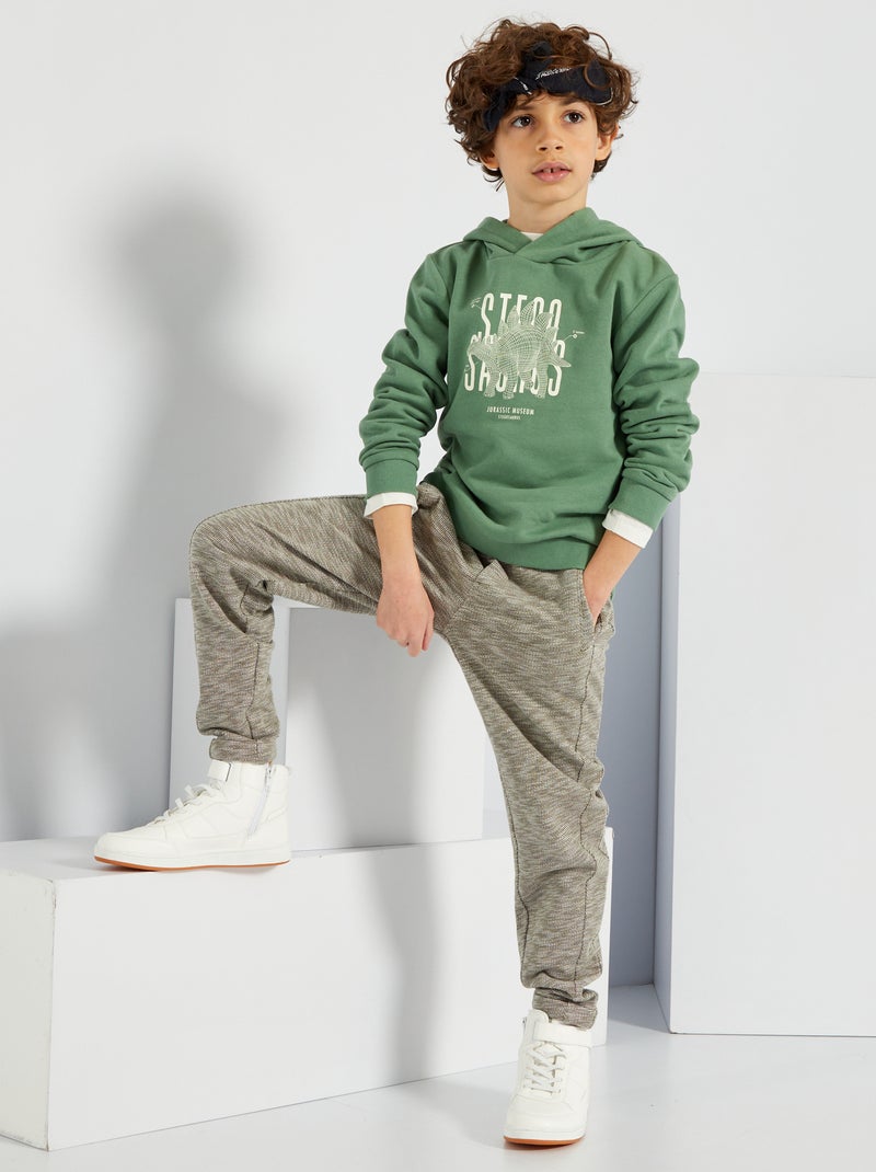 Broek in joggingstijl KAKI - Kiabi
