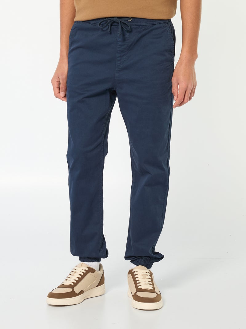 Broek in joggingstijl Zwart - Kiabi