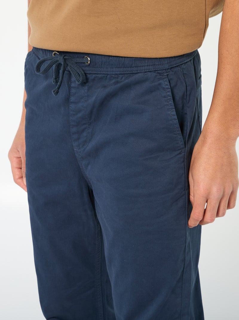 Broek in joggingstijl Zwart - Kiabi