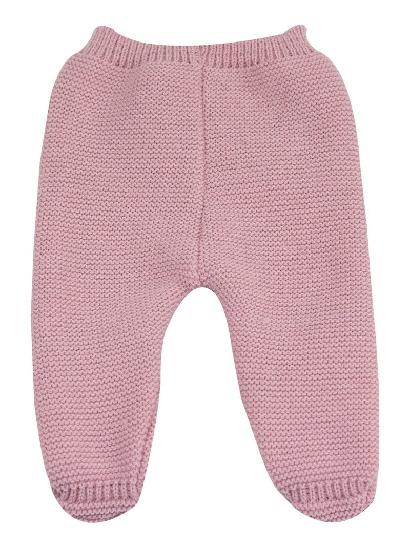 Broek in tricot - geboorte uitzet Oudroze - Kiabi