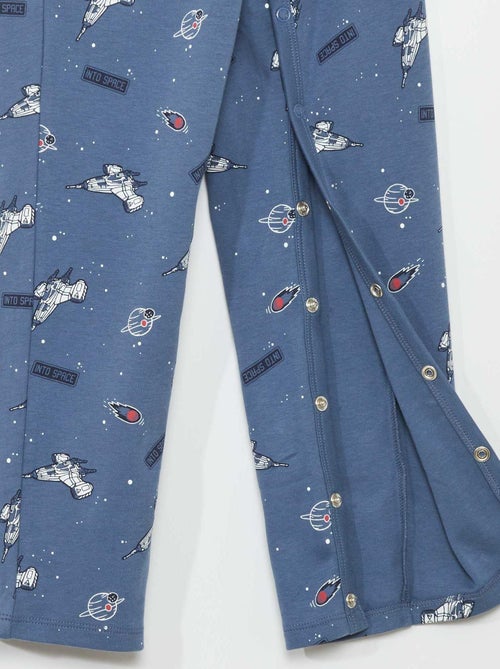 Broek met drukknoopsluiting - So Easy - Kiabi