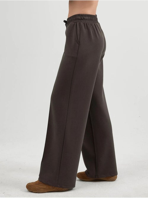 Broek met elastische taille en rechte pijpen busem - Kiabi