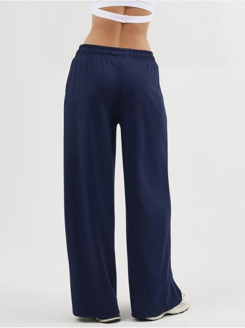 Broek met elastische taille en rechte pijpen busem - Kiabi
