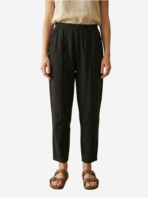 Broek met elastische taille en rechte pijpen my fashion - Kiabi