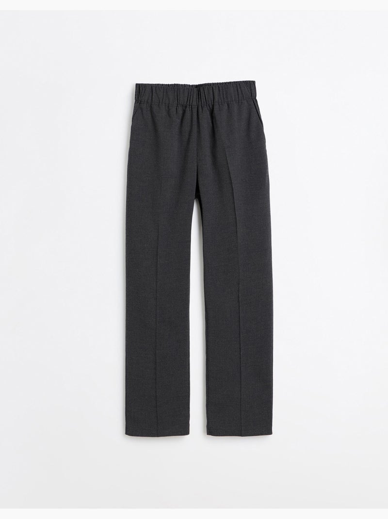 Broek met elastische taille, mo fashion Grijs - Kiabi