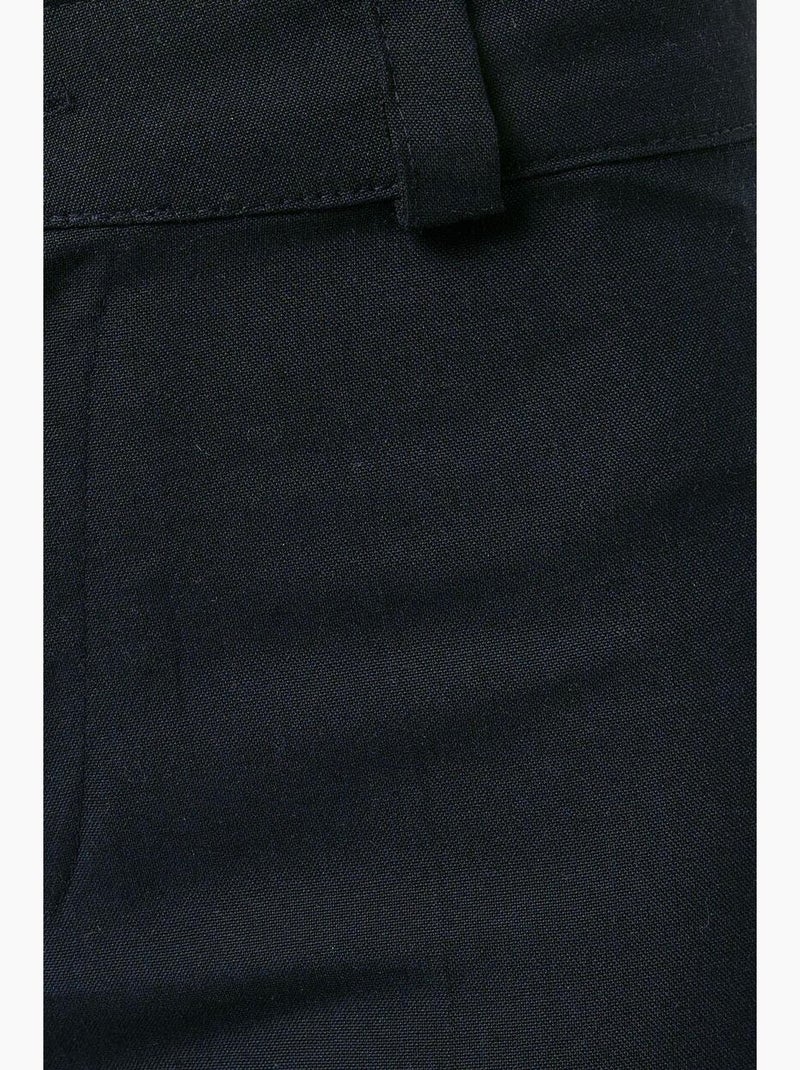 Broek met hoge taille en rechte pijpen hiccup Marineblauw - Kiabi