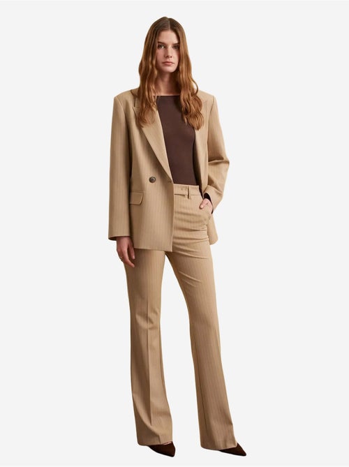 Broek met hoge taille en wijde pijpen dilvin - Kiabi Broek met hoge taille en wijde pijpen dilvin - Kiabi