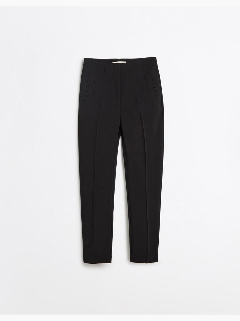 Broek met hoge taille, mo fashion Zwart - Kiabi