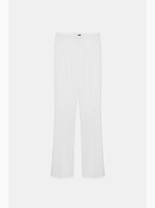 Broek met hoge taille, strepen en plooi dilvin - Kiabi