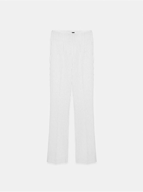 Broek Met Hoge Taille, Strepen En Plooi - Kiabi Broek Met Hoge Taille, Strepen En Plooi - Kiabi