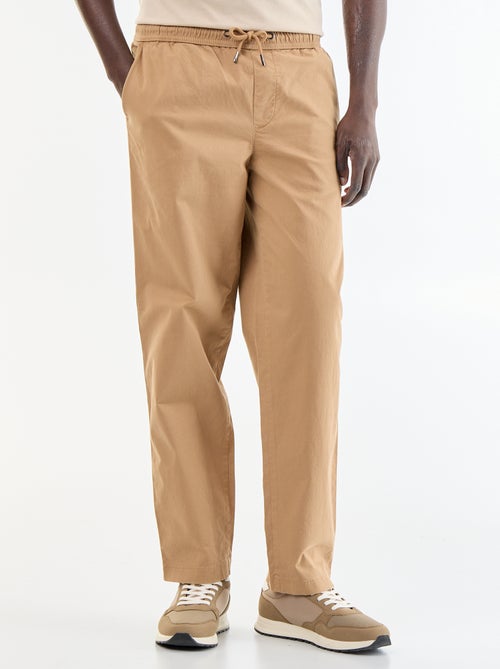 Broek met perzikhuid-effect - Kiabi