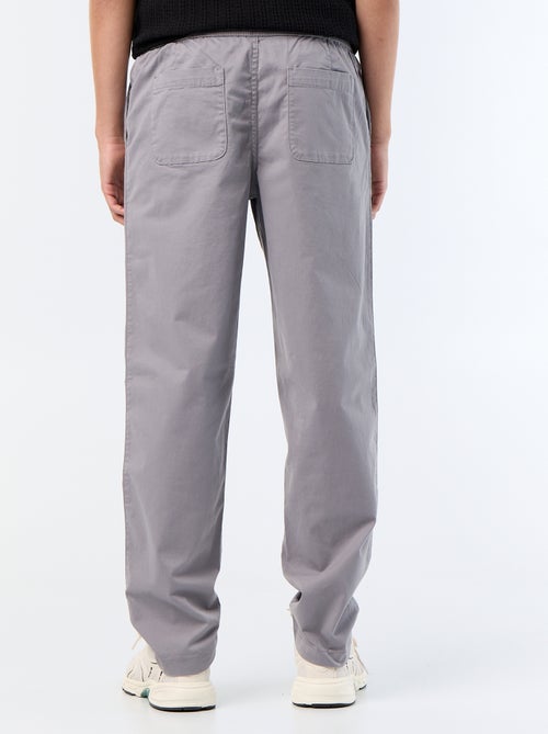 Broek met perzikhuid-effect - Kiabi