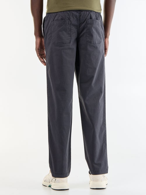 Broek met perzikhuid-effect - Kiabi