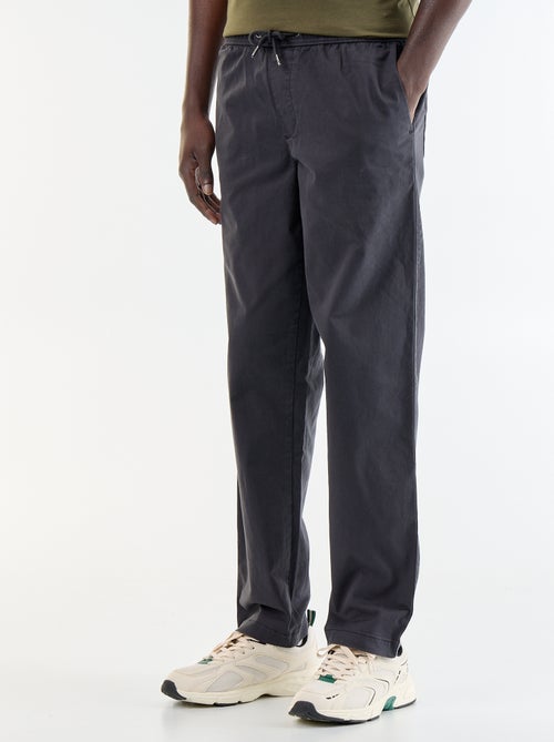 Broek met perzikhuid-effect - Kiabi