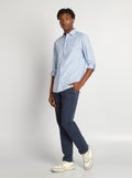 Broek met veel zakken BLAUW - Kiabi