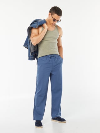 Broek met veel zakken