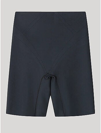 Broek met versterkt voorpand voor figuurcorrectie