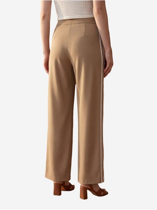 Broek met wijde pijp, plooien en hoge taille my fashion - Kiabi Broek met wijde pijp, plooien en hoge taille my fashion - Kiabi