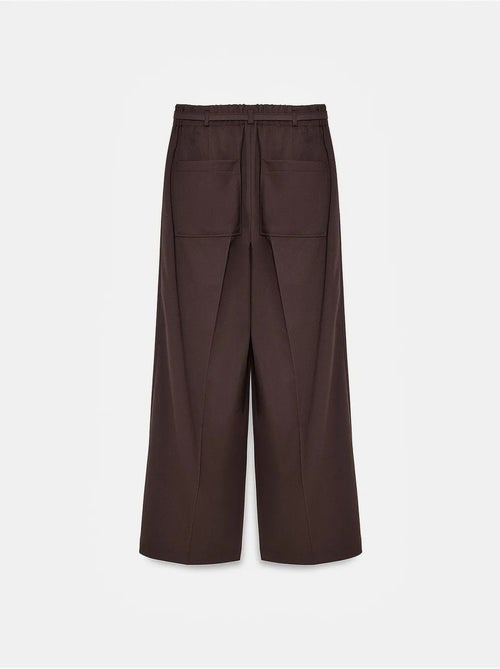Broek met wijde pijpen en ceintuur dilvin - Kiabi Broek met wijde pijpen en ceintuur dilvin - Kiabi