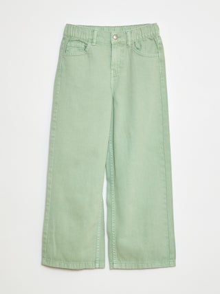 Broek met wijde pijpen