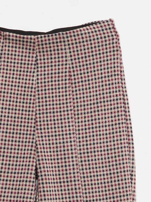 Broek met wijde pijpen - Kiabi