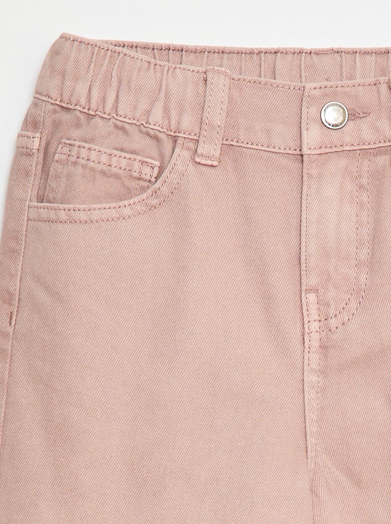 Broek met wijde pijpen Rose - Kiabi