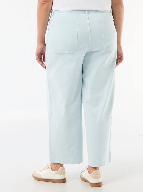 Broek met wijde pijpen / wide leg met standaard taille - Kiabi