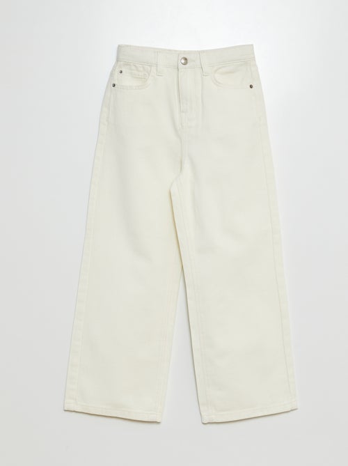 Broek met wijde pijpen - Kiabi