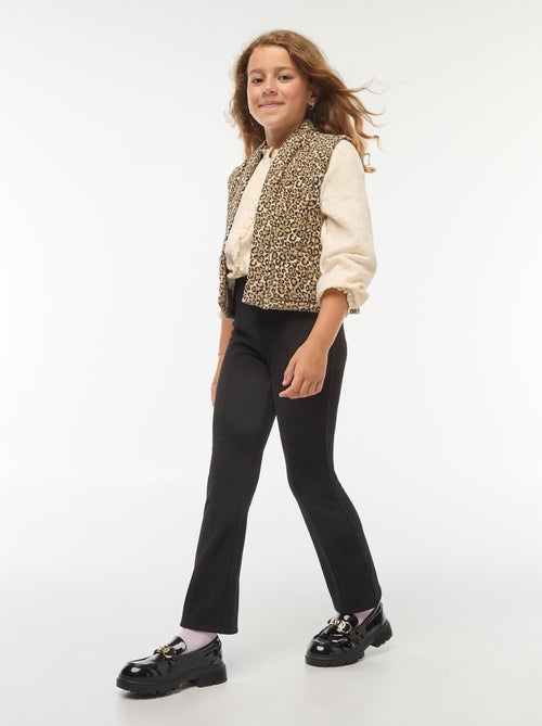 Broek met wijde pijpen - Kiabi