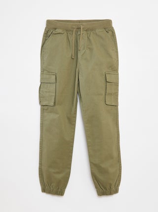 Broek met zakken en verstelbare taille