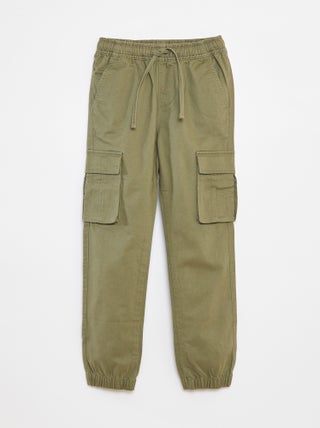 Broek met zakken en verstelbare taille