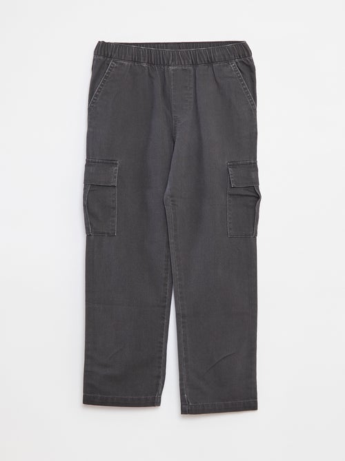 Broek met zakken en verstelbare taille - Kiabi