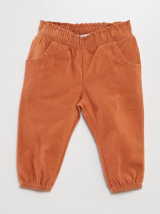 Broek van corduroy