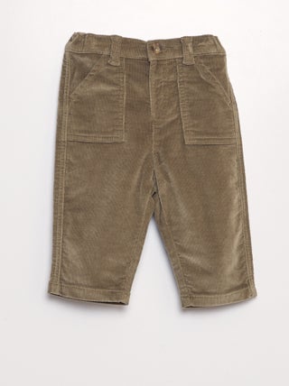 Broek van corduroy