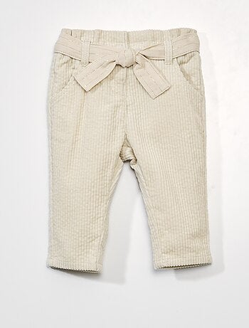Broek van corduroy - Kiabi