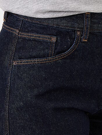 Broek van denim met wijde barrel fit