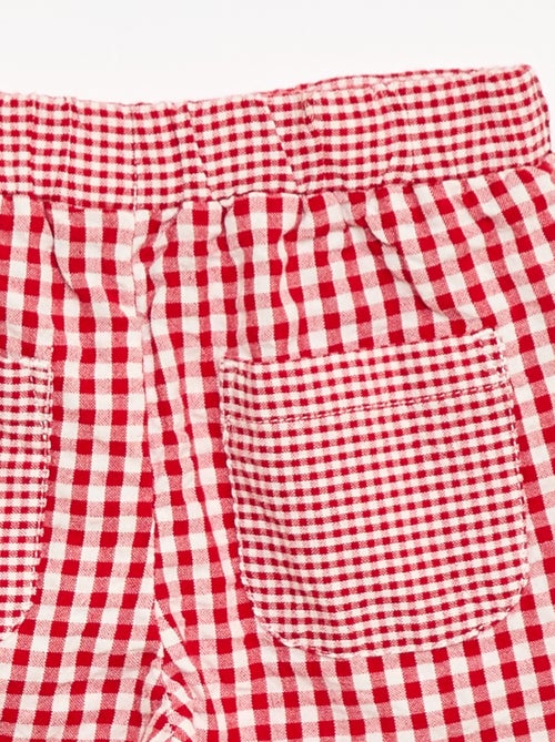 Broek van geribde jerseytricot met elastische taille - Kiabi