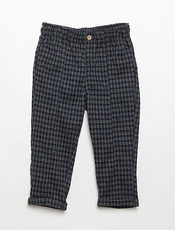 Broek van geruwde flanel