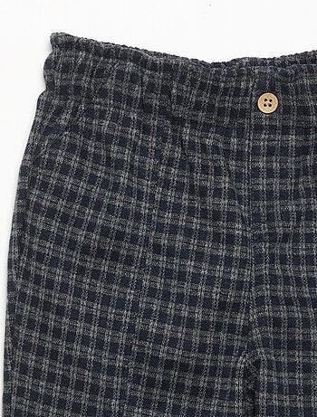 Broek van geruwde flanel