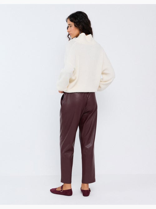Broek van imitatieleer, mo fashion - Kiabi