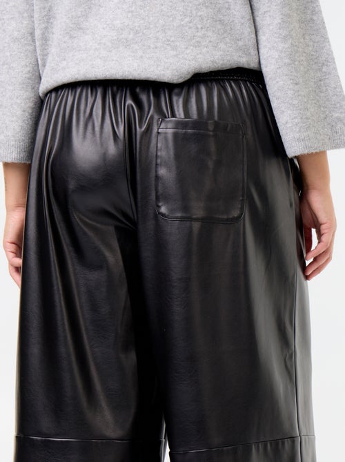 Broek van imitatieleer - Kiabi
