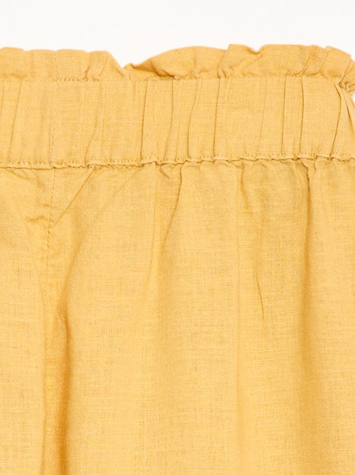 Broek van linnenmix - Kiabi