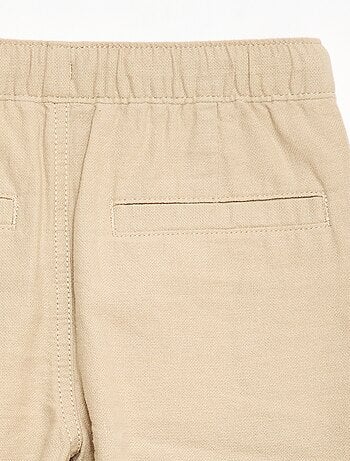 Broek van linnenmix
