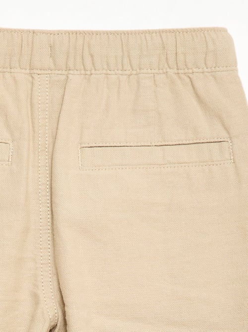 Broek van linnenmix - Kiabi