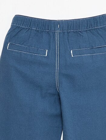 Broek van linnenmix